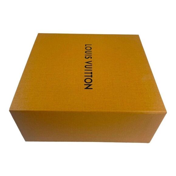 Louis Vuitton Authentic Empty Gift Box6.75x6.75x3 Purse Wallet Drawer Style Ora - Picture 2 of 9